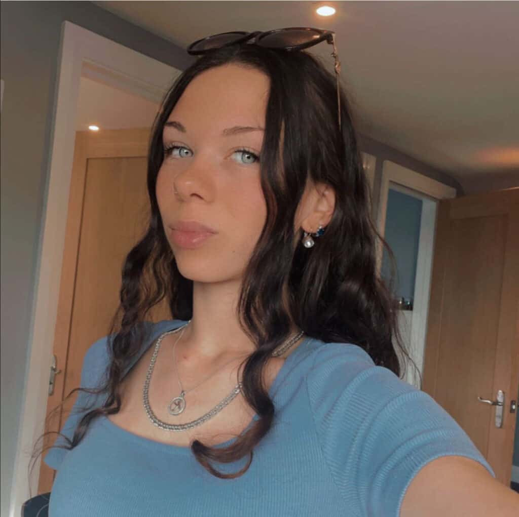 Female looking towards the camera