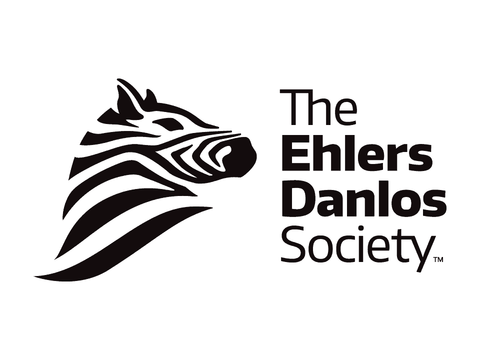 The Ehlers Danlos Society zebra logo and name