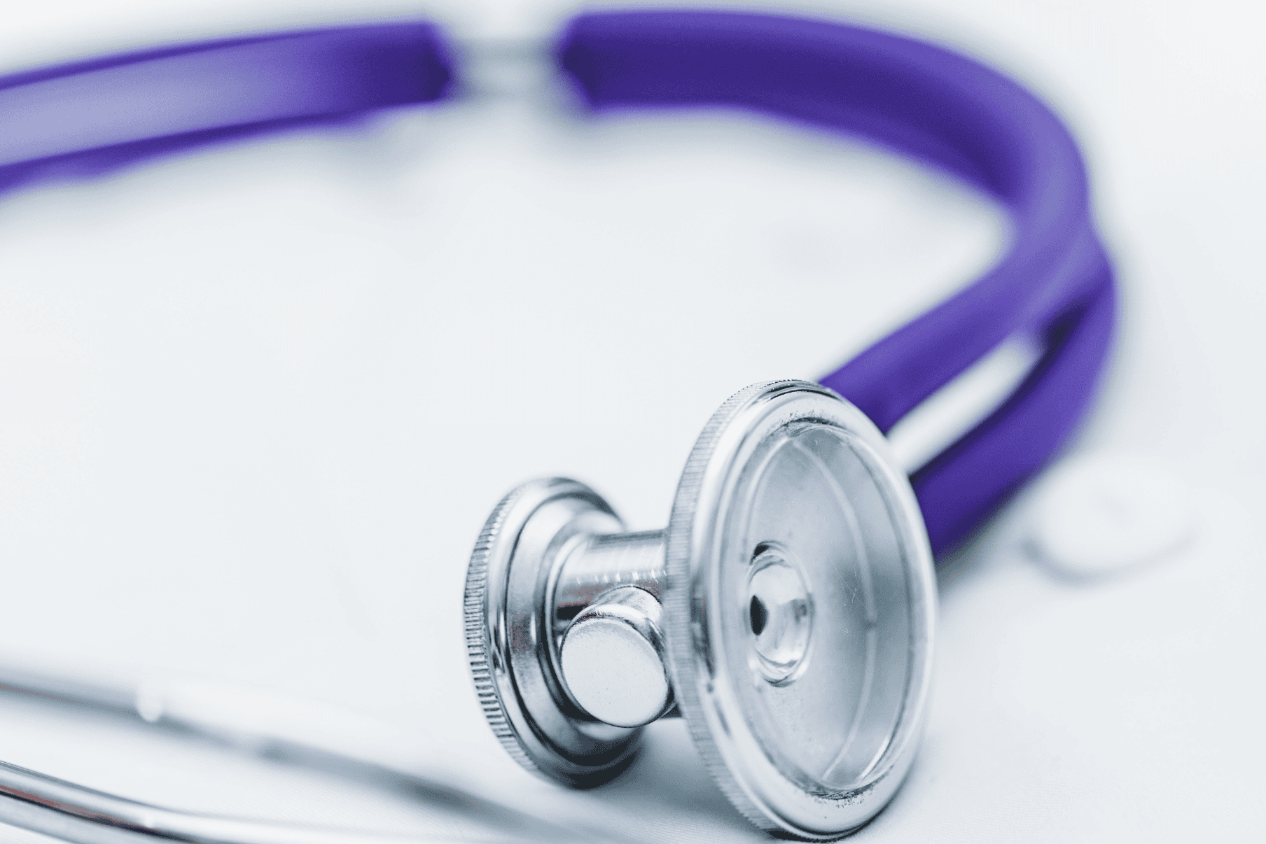 Close up of a stethoscope