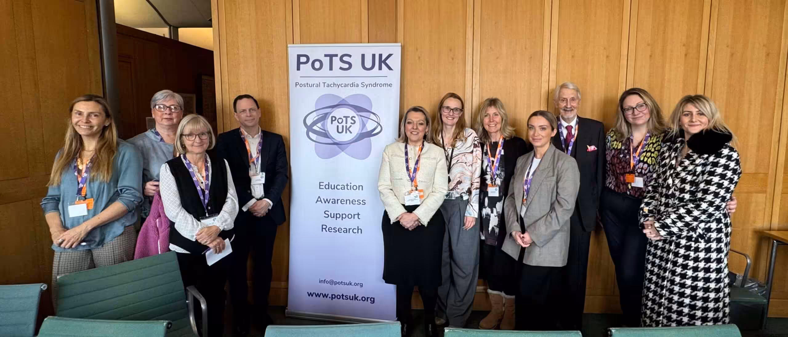 PoTS UK team of staff, consultants, nurses and trustees