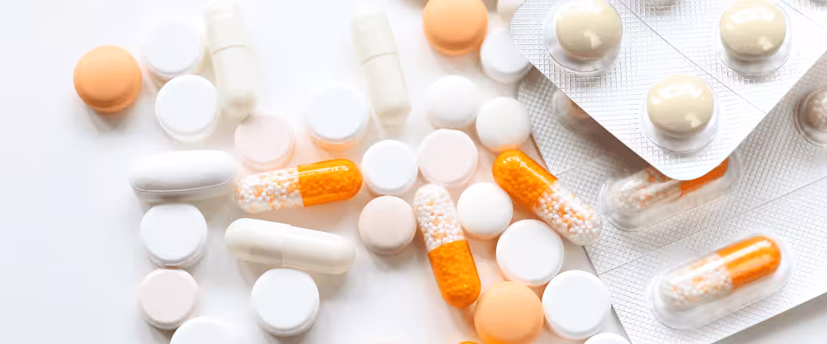 Various medication tablets